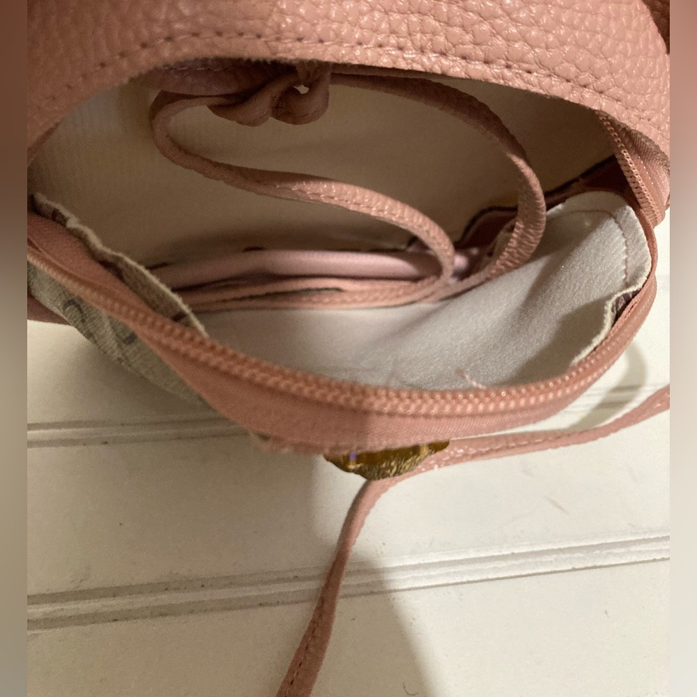 Fashion‎ Women’s Purse Round Popular Shape Tiger Head PU Leather - Pink Mini Bag - Picture 6 of 7